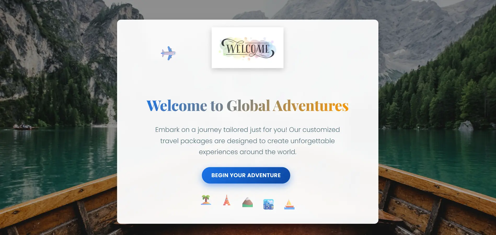 Global Adventures – Travel Planner